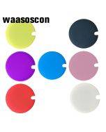 5 PCS Creative Cup Lids Food-grade Silicone Cup Cover Heat-resistant Safe Healthy Silicone Lid with Gap