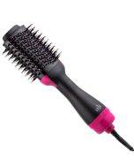 2-in-1 multifunctional comb shaped rotating hot hair dryer, straightener, curler