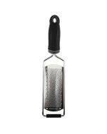 Cheese Grater Stainless Steel Blade Cheese Slicer Lemon Grater Chocolate Scraping Planer with Protective Cover(Black)