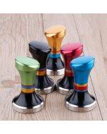58mm CoffeeTamper Stainless Steel Coffee Powder Hammer Flat Base Powder Press