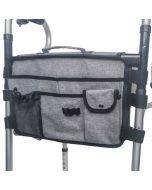 Wheelchair Walking Aid Adjustable Multifunctional Storage Bag(Gray)