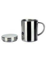 304 Stainless Steel Double Insulation Coffee Drink Milk Water Mugs Durable Drinking Cup with Lid