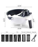 Multifunctional vegetable cutter Potato and radish grater Drainer basket Dishwashing basket Kitchen tools