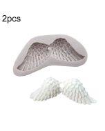 Two Angel Wings 3D silicone mold flipping sugar cake decoration tools for sale