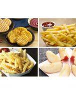 5-in-1 Stainless Steel Corrugated Potato and Cucumber Strips Household Multifunctional Slicer and Cutter 5-Piece Set