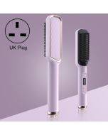 ZF-888 60W straight curly hair dual-purpose clamp electric curly hair comb Purple