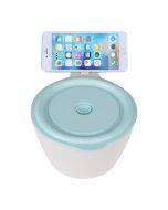 Wheat Fiber Instant Noodle Bowl Creative and Convenient Sealed Lunch Box with Mobile Phone Holder