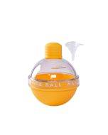 2PCS Home Whiskey Bulb Ice Ball Ice Cube Silicone Mold With Funnel(Banana Yellow)
