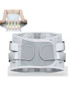 Steel plate support warm and breathable belt waist corrector, size: XL