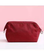 Waterproof Cosmetic Bag Travel Portable Toilet Bag Multifunctional Storage Bag(Wine Red