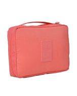 Convenient Travel Cosmetic Makeup Toiletry Case Wash Organizer Storage Pouch Bag(Watermelon red)
