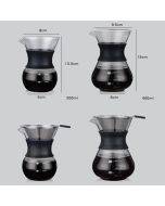 High-temperature coffee pot Coffee brewing apparatus, capacity: 400 ml, style: with filter