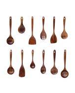 Non-Stick Pot Wood Spoon Teak Scoop Tableware Small Spoon
