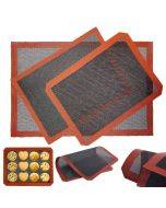 Hollow Non-Stick High Temperature Baking Mat Breathable Glass Fiber Baking Pan Mat