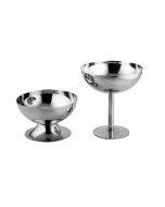 Stainless Steel Ice Cream Cup Ice Cream Goblet Bar Wine Glass