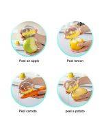 Storage Stainless Steel Fruit & Potato Peeler Multifunctional Peel Organizer