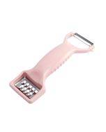 10 PCS Thickened Multifunctional Double-Head Peeler(Pink)