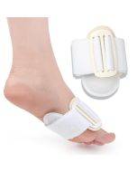 Shock-absorbing and pressure-relieving latex foot pads, anti-slip support pads for men and women's flat feet (white)