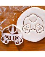 BGMJ007 Cartoon Chick Bunny Cookie Mould(Rabbit Ass)