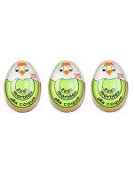 3 PCS Boiled Egg Timer Reminder Color-changing Cartoon Egg Timer, Specification: Green Chick