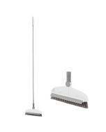 Hard bristled gap brush, long handled floor brush, wiper