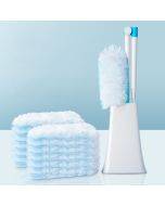 Disposable Household Vacuum Retractable Feather Duster, Style: With Base+12 Clothes