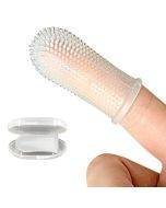 Pet silicone teeth cleaning fingertips, oral cleaning toothbrushes