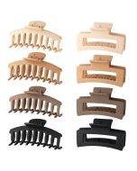 8PCS/Set E 20220322 Scrub Waterproof Drop Resistant Colorful Hair Grabber