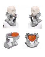 Cervical traction device for household adjustable hot compress stretching neck support