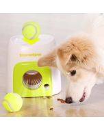 AFP Tennis Tennis Food Reward Machine Feeder Dog Intelligent Feeding Machine Toy (Green + 1 Ball)