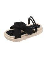 Thick-soled casual sandals and flat slippers for summer outer wear