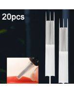 20 units sold with 3 guns without scabs. 0.35 x 50mm embroidery needles. Embroidery machines use semi throwing machine needles