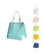 PVC travel cosmetic bag waterproof toiletry bag hand bag (pink)