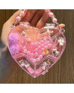 Children Heart-shaped Jewelry Gift Box Set Kids Hairpin Hair Tie Becklace Ring, Style: Rabbit Head