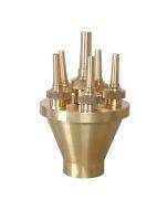 All copper center vertical nozzle center main spray square landscape fountain equipment