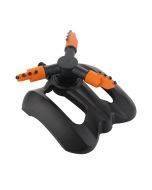 Trident Sprinkler Garden Lawn Rotating Sprinkler (Orange)