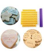 English Alphanumeric Symbol Seal Cookie Mold Movable Type Cake Mold Set