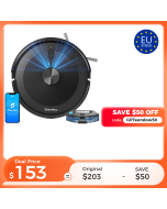 【2025 Upgraded Version】Teendow D10S PLUS LDS 3200mAh Robot Vacuum Cleaner And Mop 5000Pa Smart Mapping Precision Navigation Alexa & Google Assistant Compatible