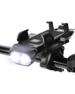 [Only ship to Europe country] Bike Lights, Multifunctional Bicycle Headlight, USB Rechargeable LED Bike Lights, 500LM, 2700 mAh, IPX5 Waterproof Bicycle Lights with Power Bank Horn Phone Holder for Night Riding Mountain Bike