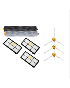 Vacuum robot Accessories Debris Extractor & Hepa Filter & iRobot Roomba 800 900 Series 870 880 980 Side brush