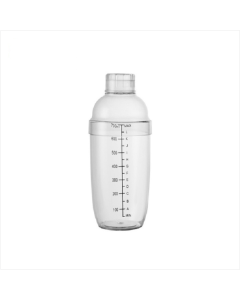 Sherk Cup PC oz. cup with graduated shaker Sherk pot Shaker Wine shaker Milk tea pot juice shaker, size :700ml, specifications: black double scale model