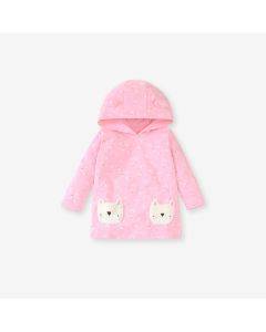 Little maven girls sweater suit long-sleeved hooded children's suit European and American girls sweater trousers suit