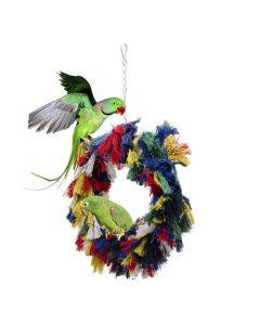 Bird Chew Toy Parrot Swing Cotton Rope Ring Swing Cotton Ring, Specification: 200g 