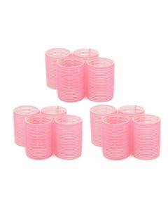  12 PCS/Set Self-Adhesive Curling Iron Hair Core Fluffy Hairdressing Tool，Random Colour Delivery, Specification: 63x28mm