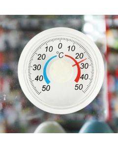 The Round Plastic Doors And Windows Simple Pointer Winter And Summer Thermometer 