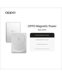 Original OPPO 5000mAh Magnetic Power Bank, Fast Charging Power Bank