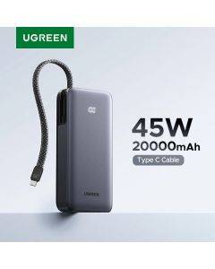UGREEN 20000mAh Power Bank With Built in Cables